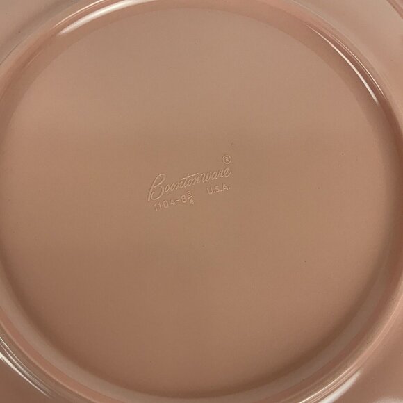 Bootonware Salad Plates Set Of 4 Melmac Melamine Bon Bon Pink Mid-Century Modern - Picture 4 of 4